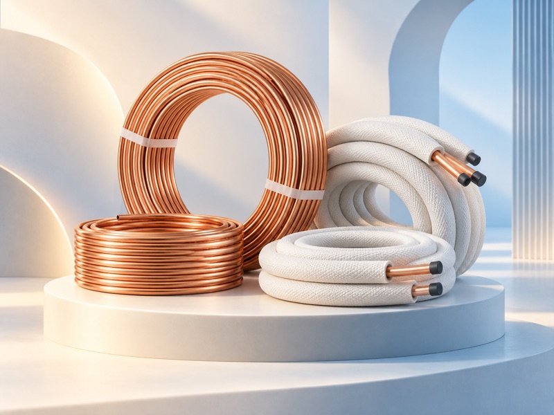 Copper coils and tubing